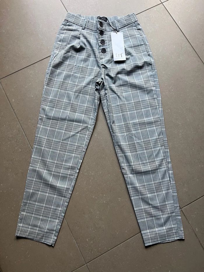 Pantalon à carreaux Zara CS neuf