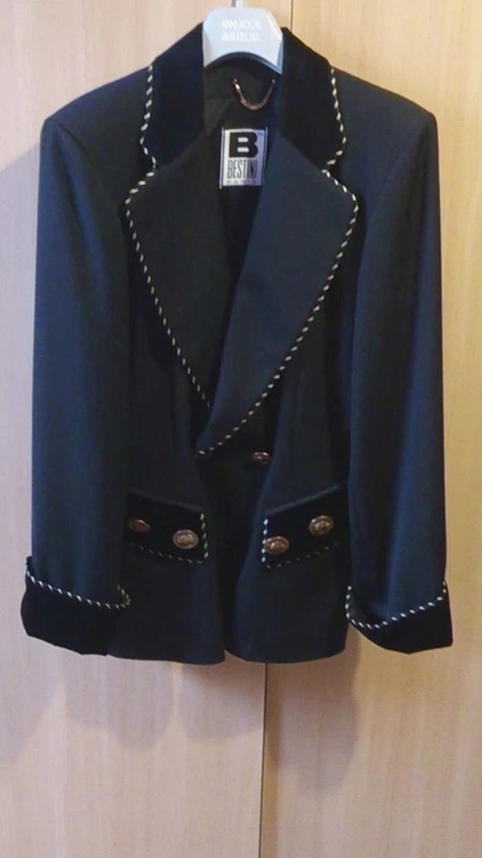 Veste cavalière noire