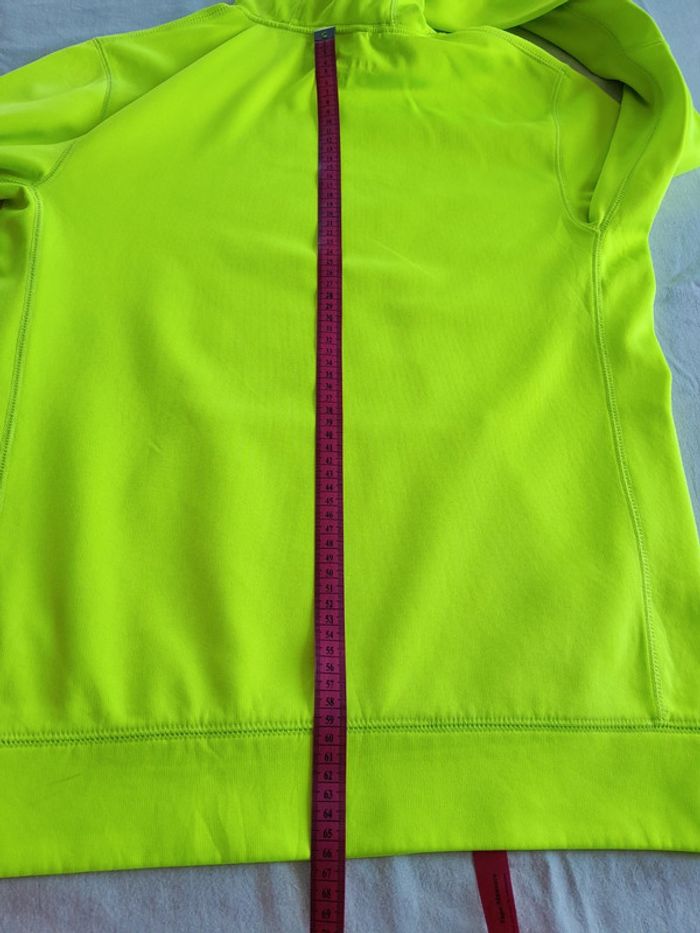 Beau sweat capuche  hoodies Nike jaune fluo - photo numéro 13