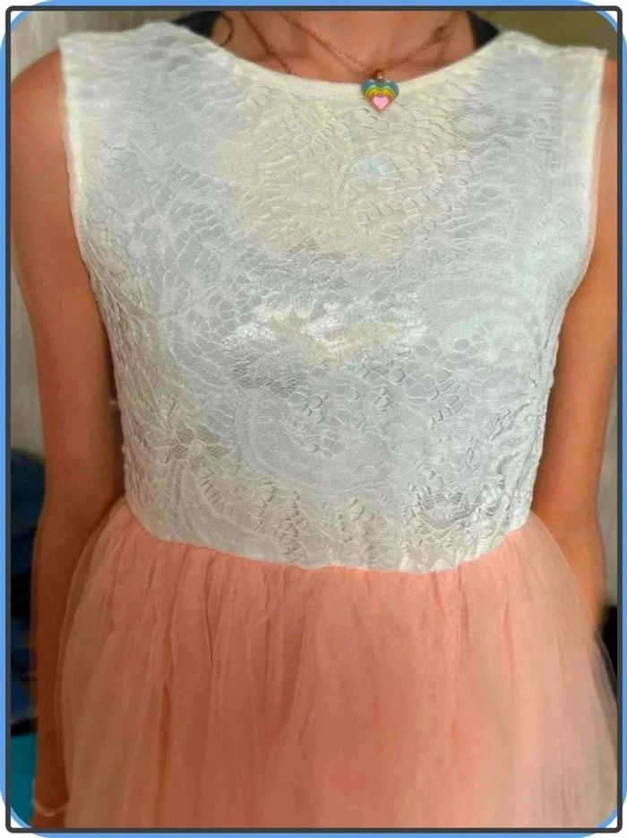 Robe  en tulle  pour ceremonie - photo numéro 2