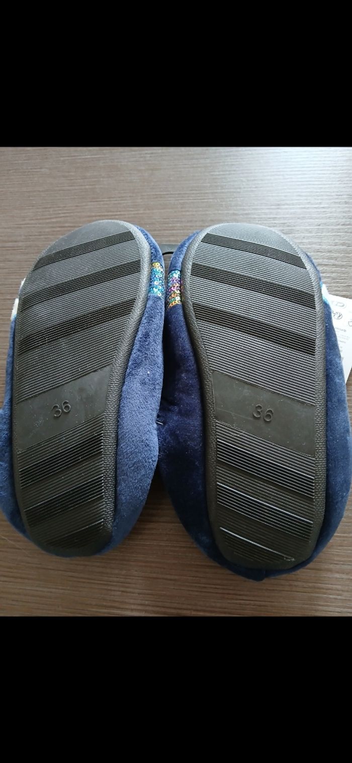 Chaussons fille arc en ciel  36 - photo numéro 2