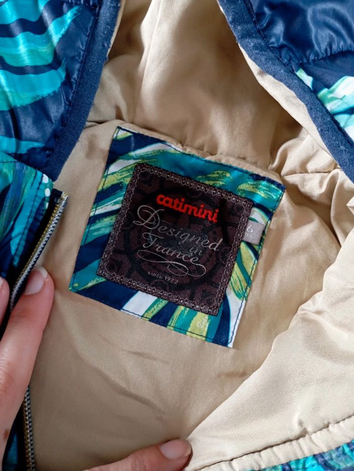 Catimini 🌿 veste chic tropical 6 ans - photo numéro 5