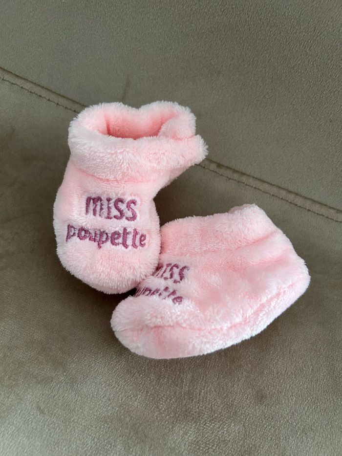 Lot de 6 petits chaussons bébé - photo numéro 3