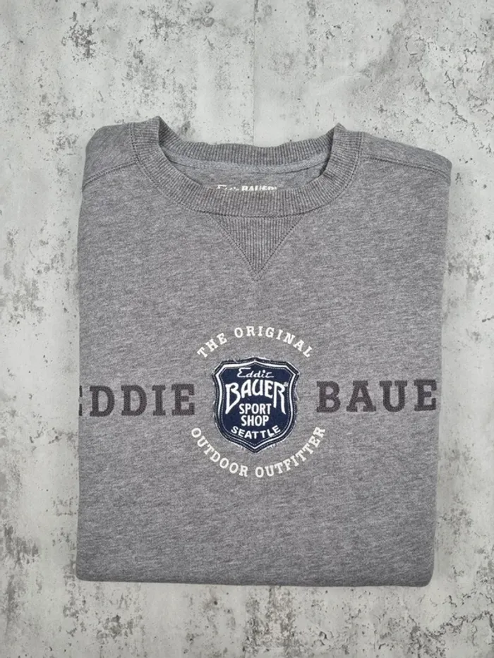 Sweat Eddie Bauer gris – Taille L Homme - photo numéro 2