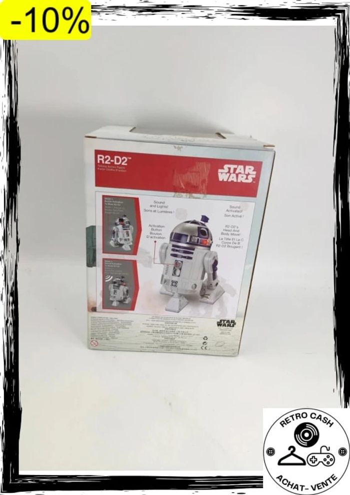 Robot Interactif R2-D2 - Sonore, Lumineux, et Intelligent - Star Wars - photo numéro 2