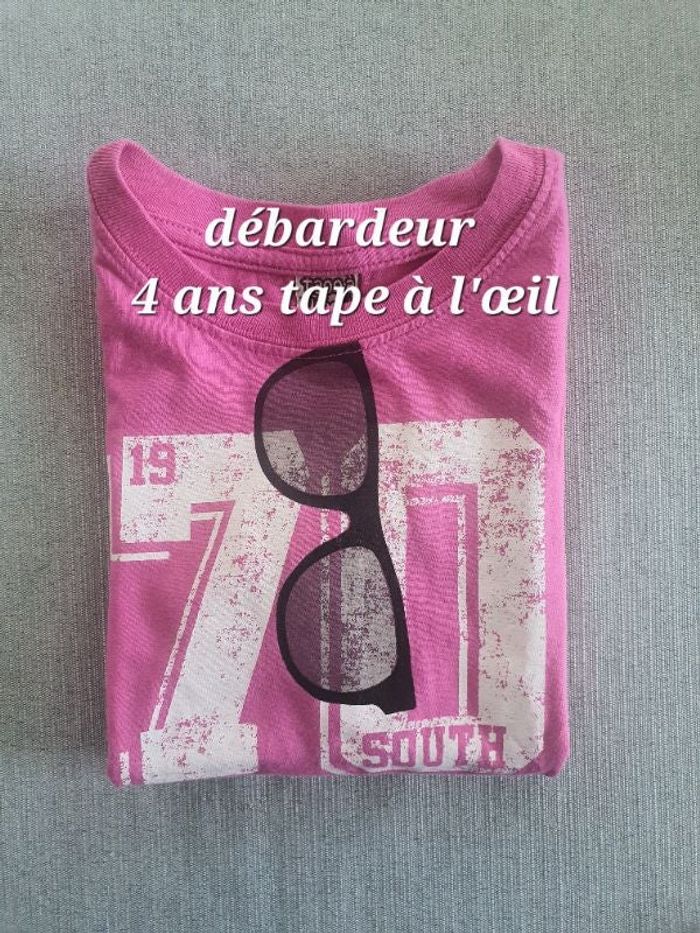 Tee-shirt débardeur garçon taille 4 ans tape à l'œil