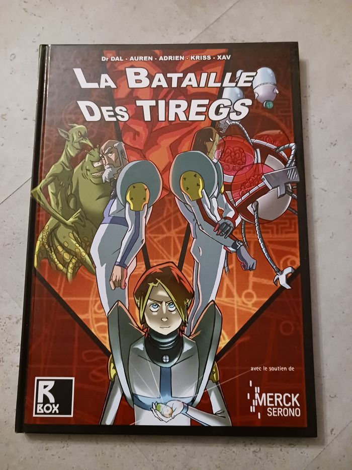 livre BD la bataille des Tiregs Dr Dal Auren Adrien Kriss Xav