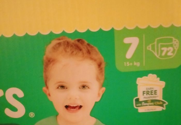 Lot couches Pampers baby dry taille 7 - photo numéro 2