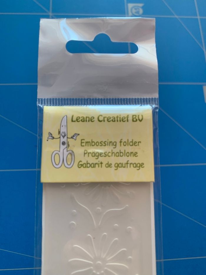 Embossing folder, Gabarit de gaufrage bordure Leane Creatief - photo numéro 4