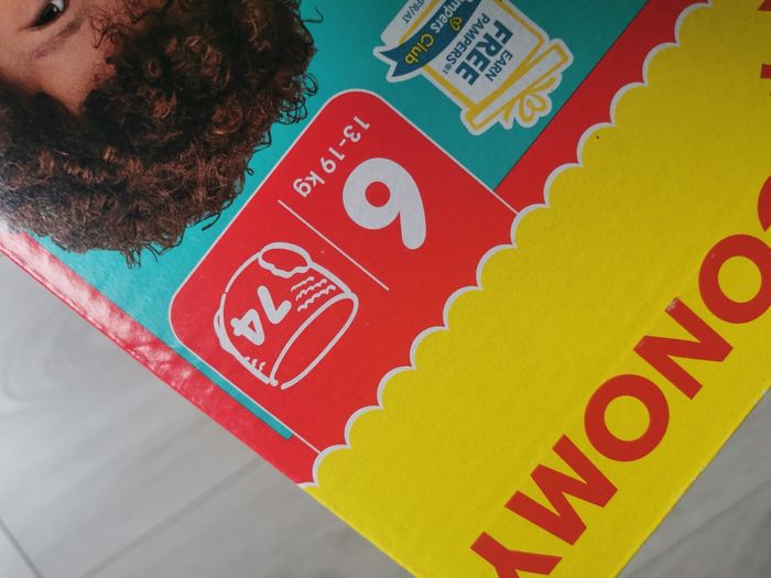 Pampers baby dry, taille 6, 2x74 pants = 148, 13/19kg - photo numéro 2