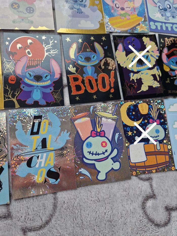 Lot cartes stitch - photo numéro 5