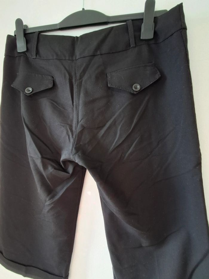 Pantacourt/corsaire noir - taille 38/40 - photo numéro 4