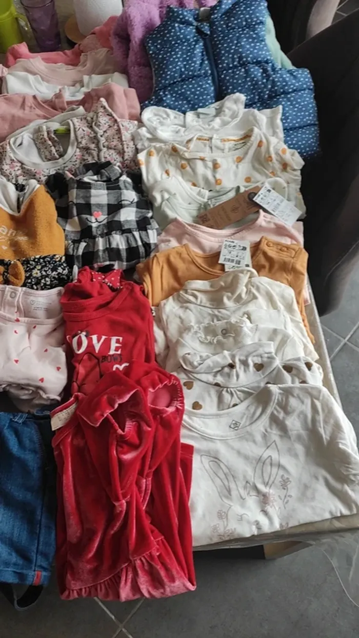 Lot vêtements bébé fille 18 mois hiver 🪾 - photo numéro 3