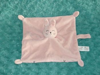 Doudou plat lapin rose Simba toys 🐰tbe