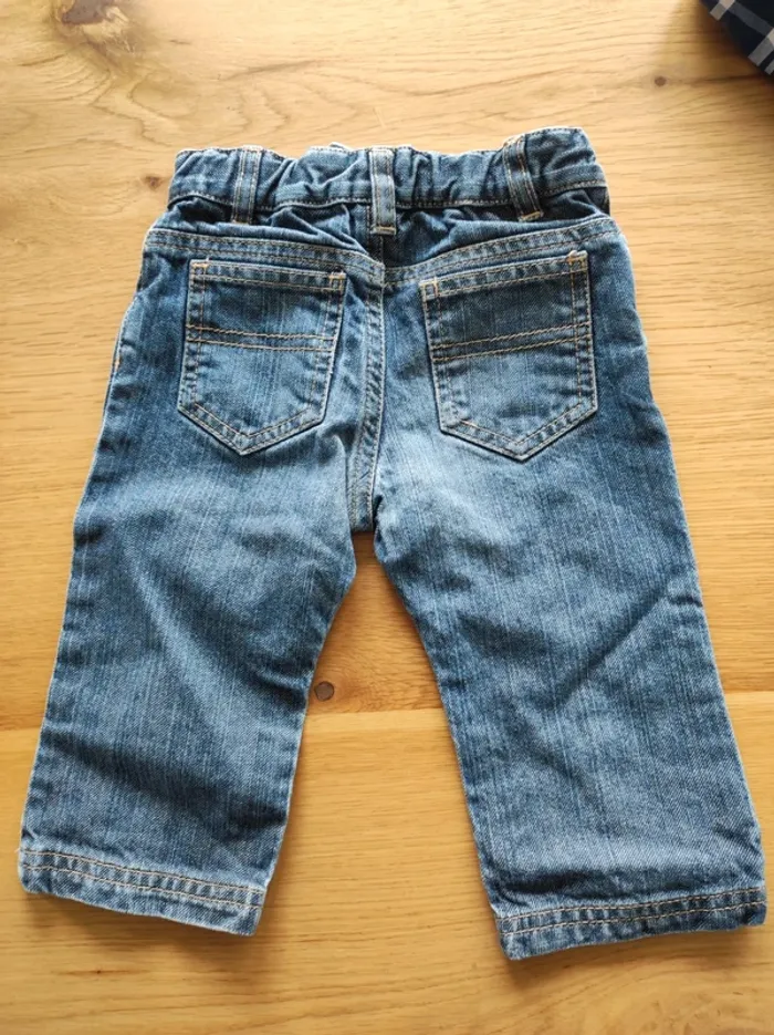 Ensemble t shirt pantalon jean 12 mois garçon - photo numéro 4
