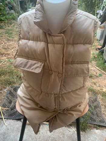 Doudoune Georgia sans manches taille M beige
