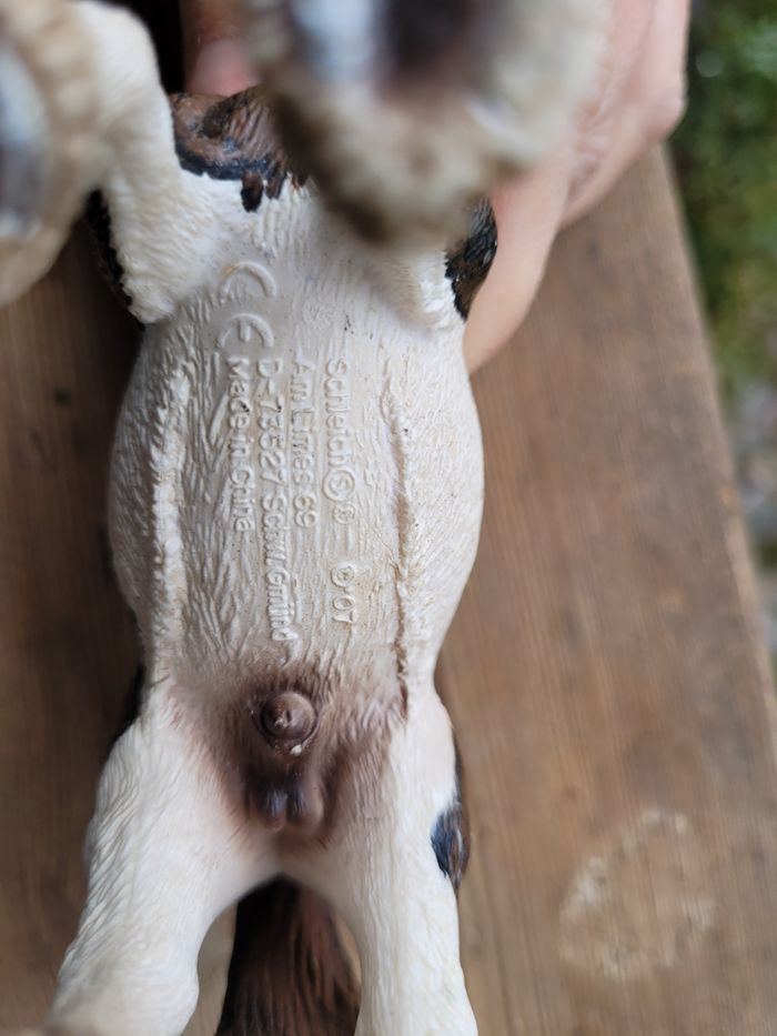 Lot de 2 Chevaux Scheich : 1 marron tâché blanc et un brun crinière blanche - photo numéro 6