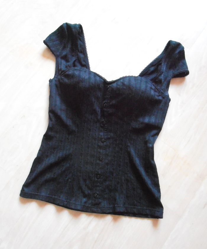 Bustier noir femme, Passionata, taille S 36, lingerie, corset - photo numéro 2