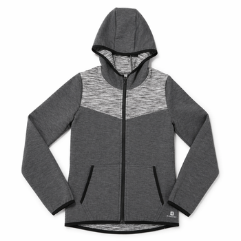 Veste à capuche sport, fille, 10 ans. Domyos.