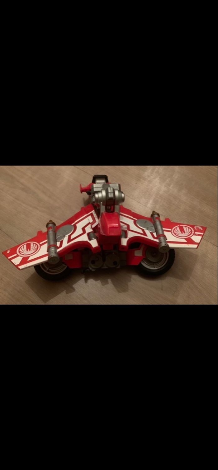 Transformer moto rouge power rangers collector - photo numéro 3