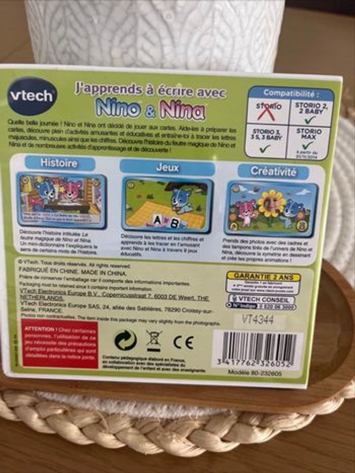 Jeu Storio - Nino et Nina, j’apprends à écrire - photo numéro 3