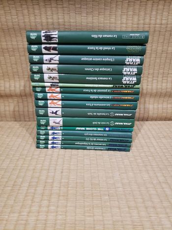 Lot de 15 livres star wars de la bibliothèque verte