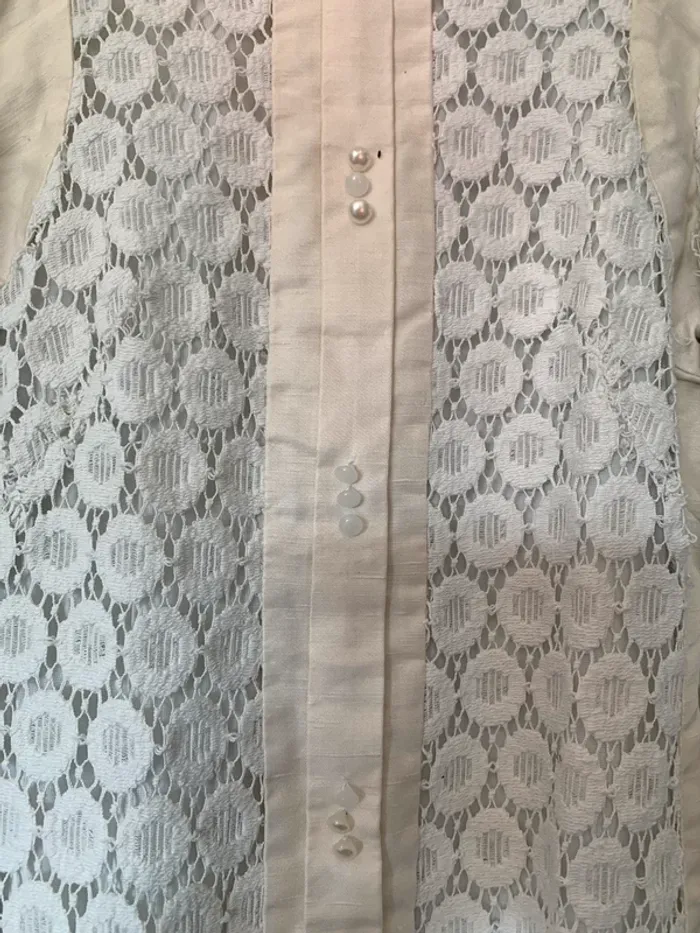 Robe droite blanche taille M - photo numéro 3