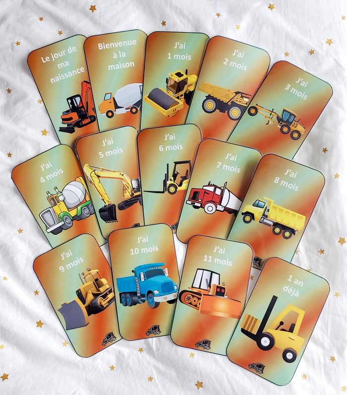 Cartes étape - Thème Travaux