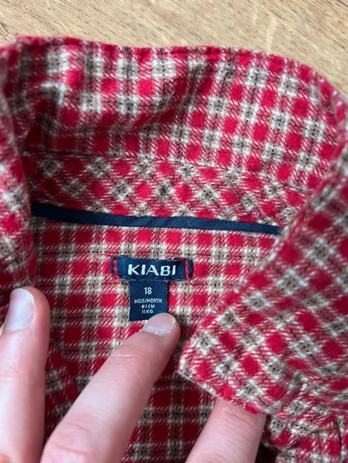 Chemise bûcheron Kiabi 18M - photo numéro 2