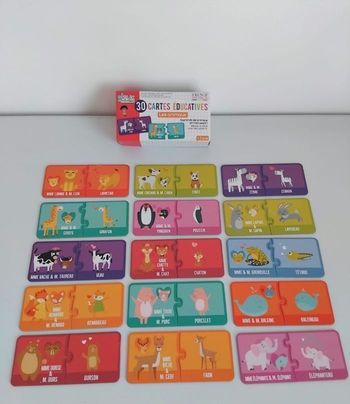 Jeu Cartes Animaux Complet 🦒