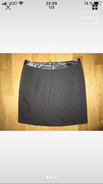 Belle jupe noire ichi nickel 36