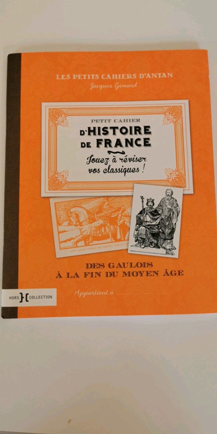 Petit Cahier d'histoire de France