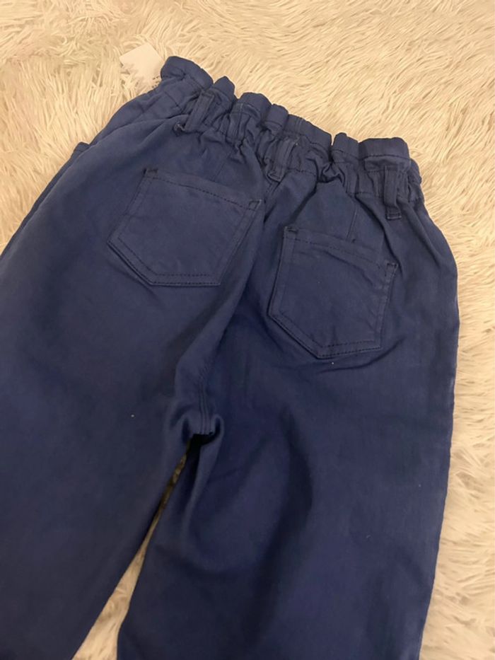 Pantalon bleu 7/8eme 8 ans fille neuf - photo numéro 4