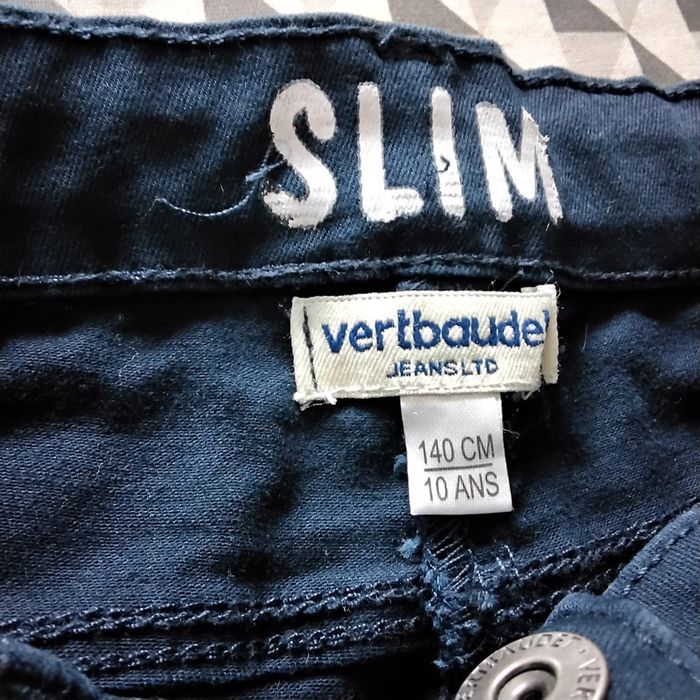 Jean slim marine fille 10 ans Vert Baudet - photo numéro 2