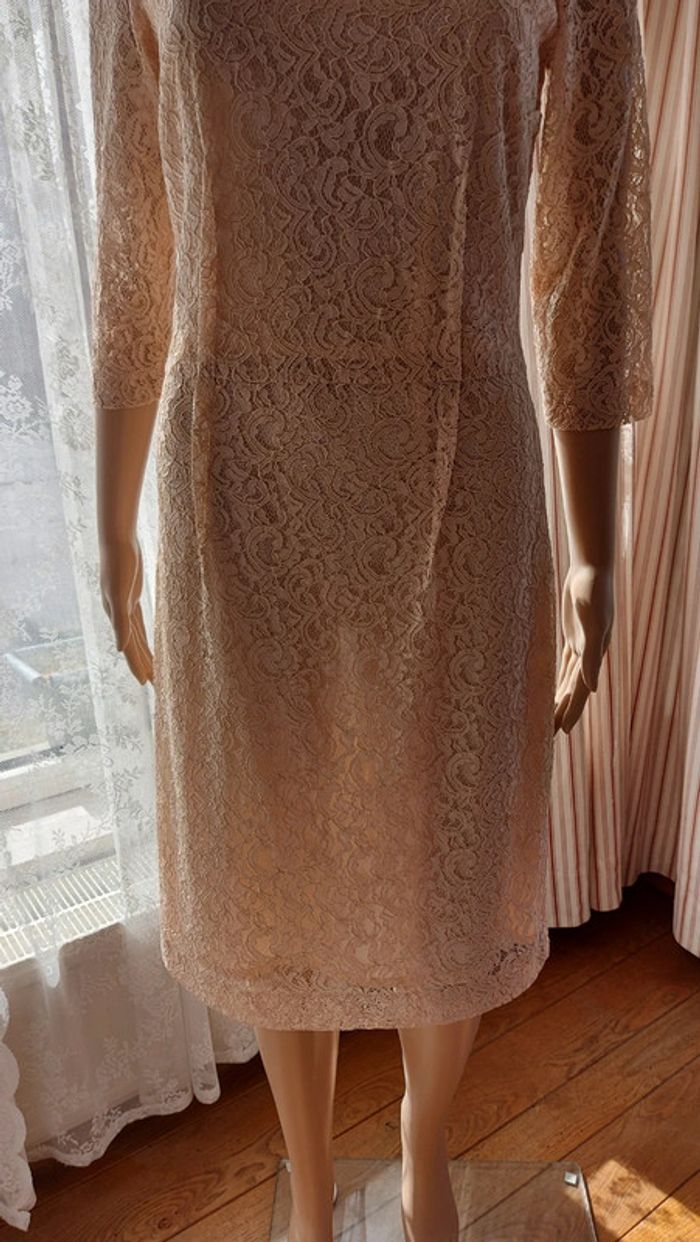 Robe chic rose pâle Just in Case taille 36 - photo numéro 4