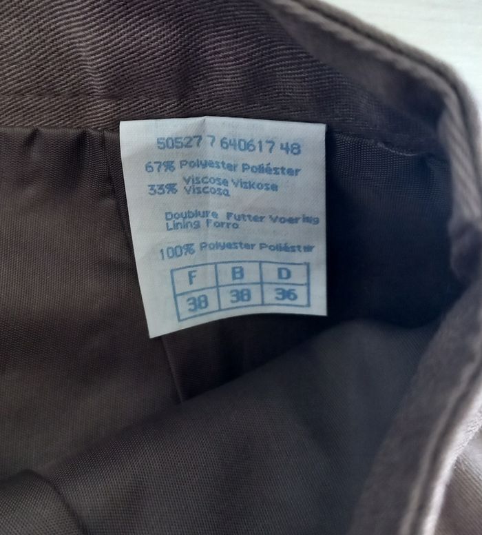 Jupe tailleur marron Pimkie taille 38 - photo numéro 3