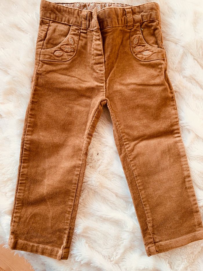 Lot 2 pantalons 18 mois hiver + chaussettes montantes DPAM - photo numéro 7