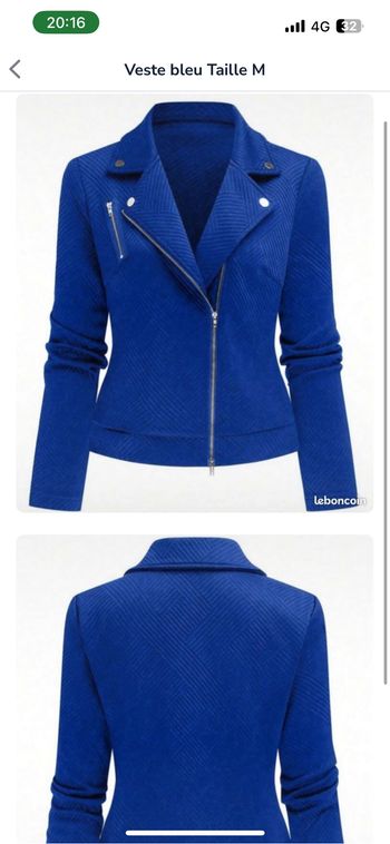 Veste bleu
