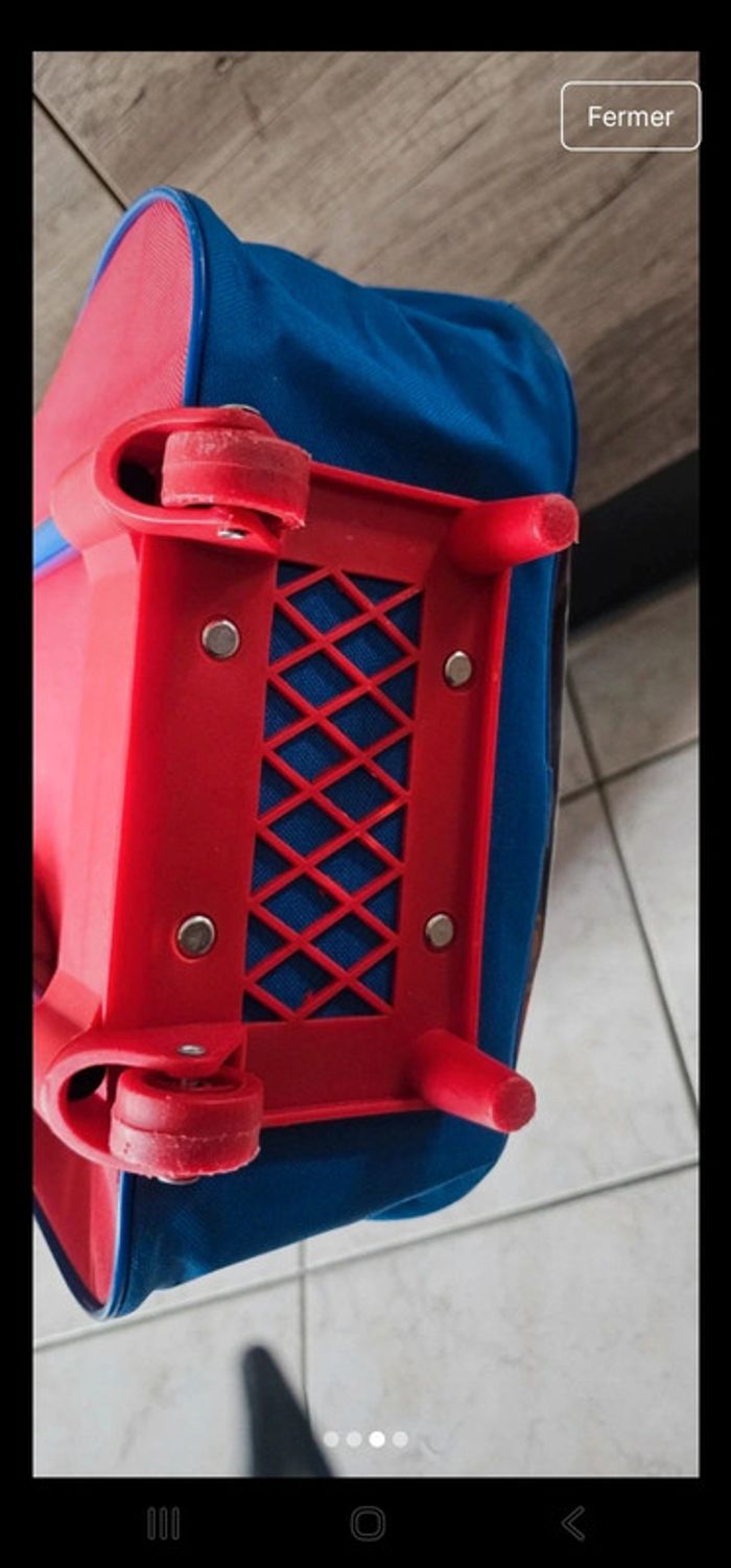 Petit sac a roulettes cars - photo numéro 3