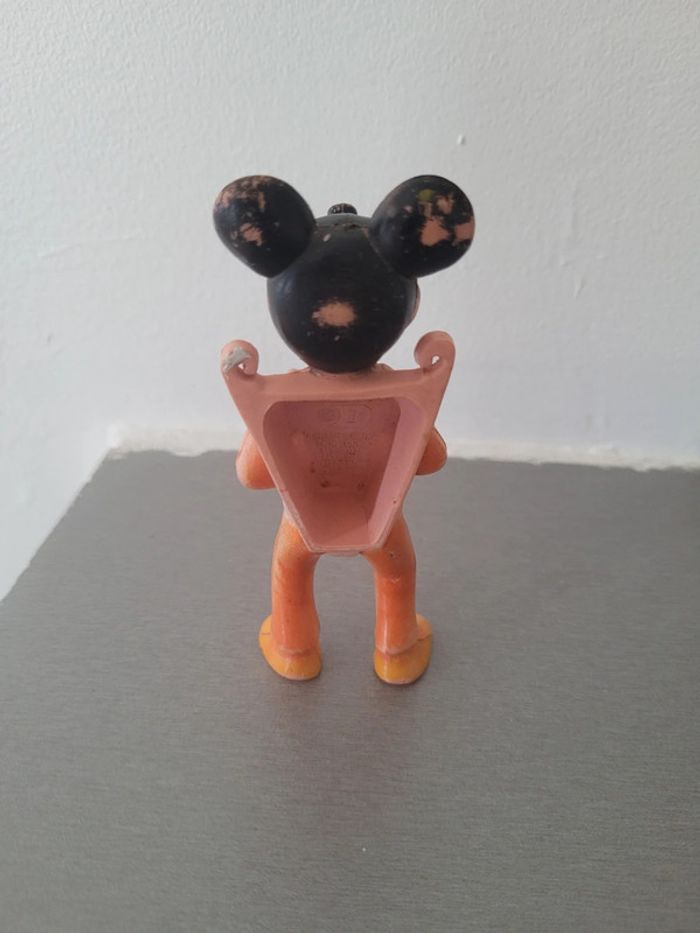 Ancienne figurine mickey parachutiste walt disney - photo numéro 2