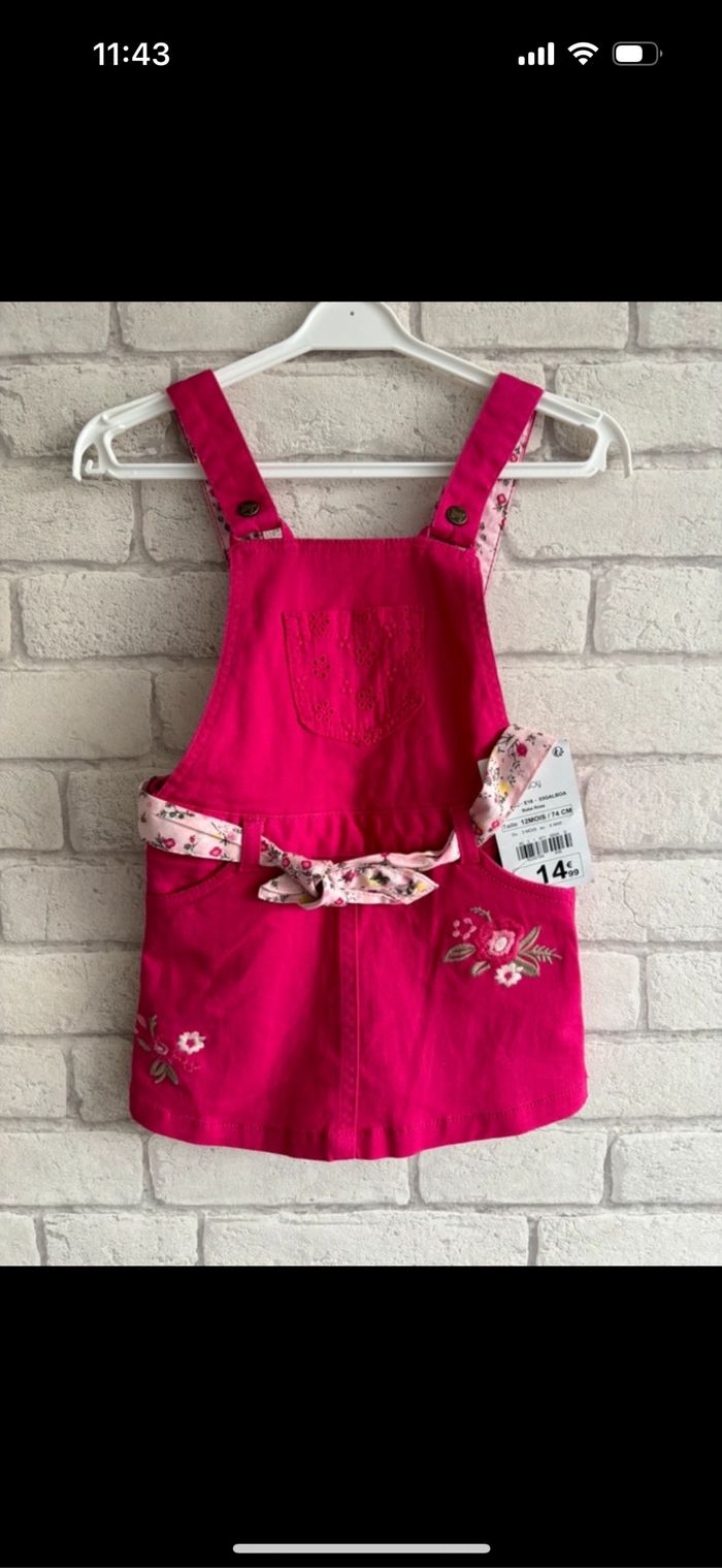 Robe gémo taille 12 mois neuf