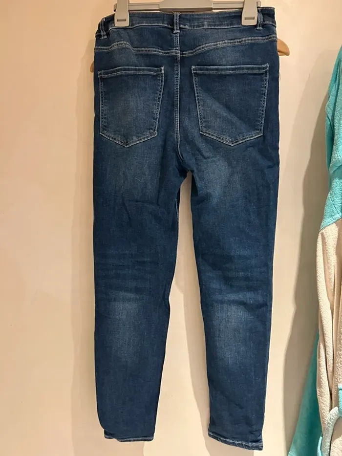 Jean taille haute Pimkie – Taille 40 – Bleu marine - photo numéro 5