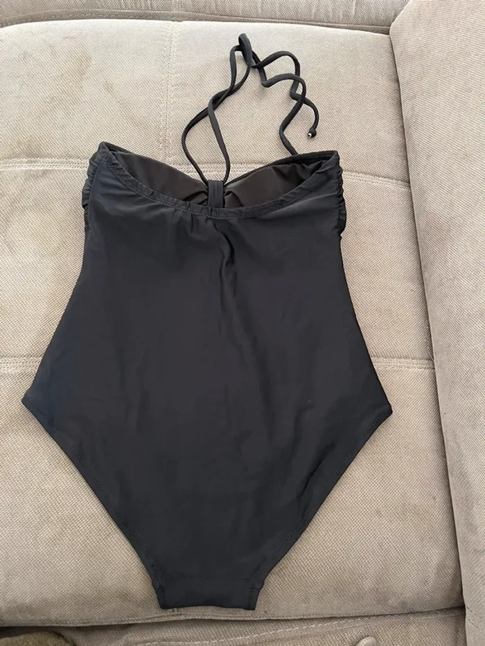 Maillot de bain 1 pièce noir taille M 38 bain de soleil - photo numéro 3