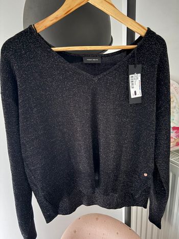 Pull teddy smith noir a paillette