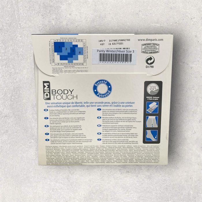 Collants hiver DIM Body Touch Opaque 40D Noir Taille 3 Neuf Étiquette - photo numéro 3
