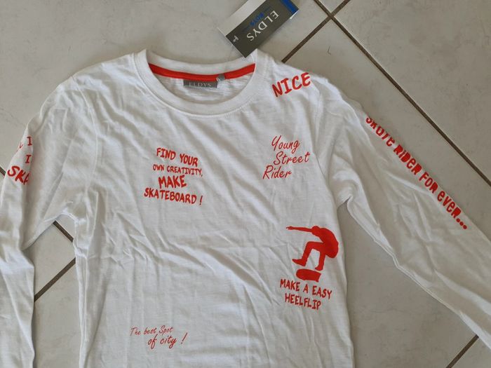 T-shirt ml garçon 10 ans Neuf GARA - photo numéro 3