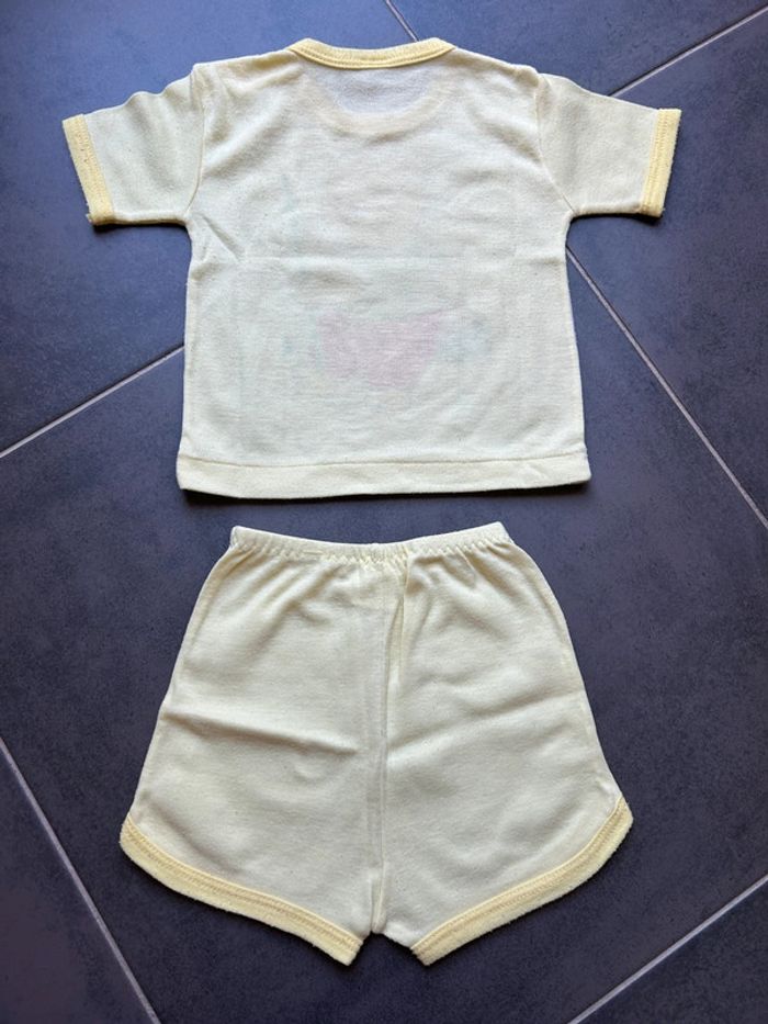 Vintage: Ensemble t-shirt et short bébé fille et/ou garçon - photo numéro 6
