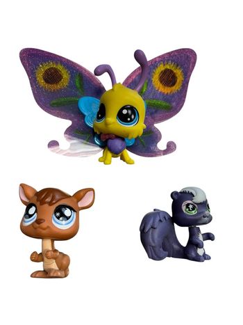 Lot de 3 figurines Littlest PetShop Hasbro