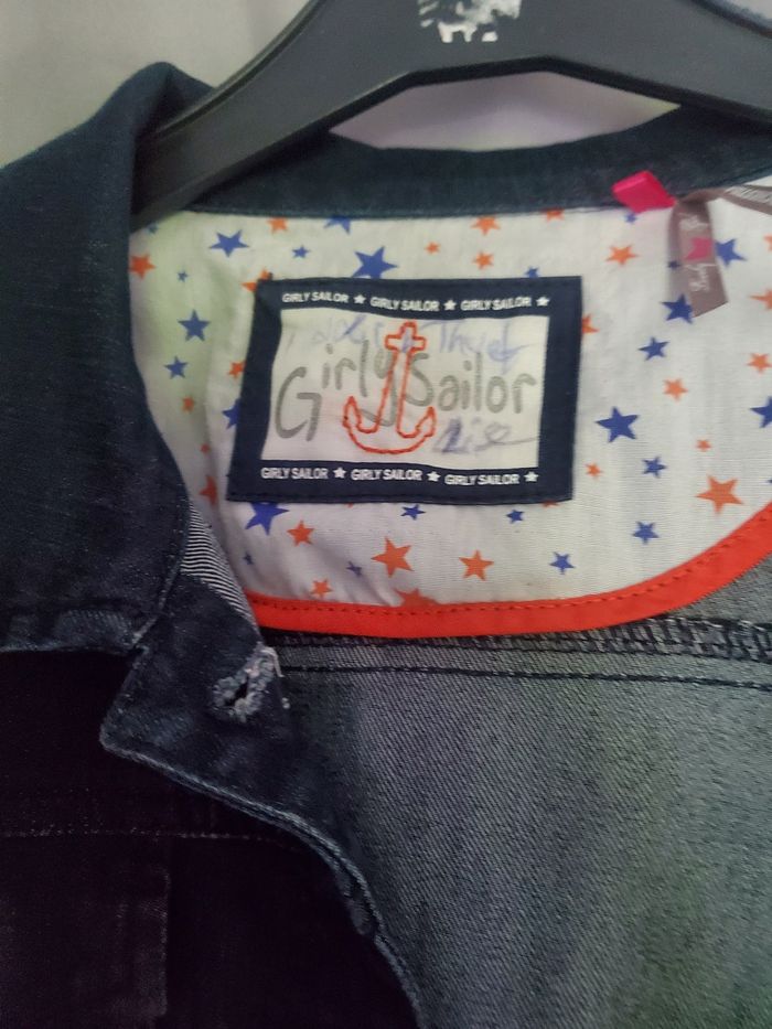 Veste en jeans fille 8 ans - photo numéro 1