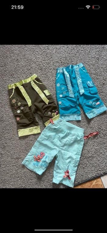 Pantalons fille 3mois